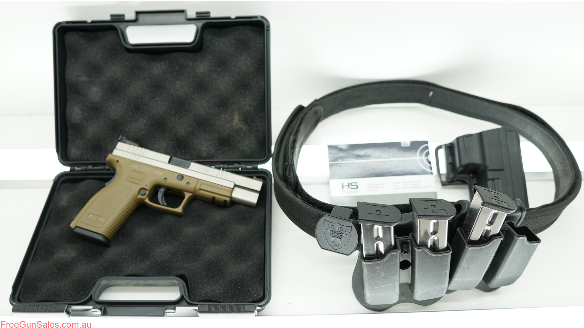 HS Produkt HS9 with holster, belt & Mags Waikerie