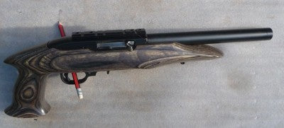 This gun has not had much use, comes with 1 rotary magazine. Great entry level metallic silhouette pistol