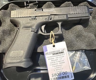 Consignment Used Glock 17 Gen5 MOS 9mm - SN:  BVZE908