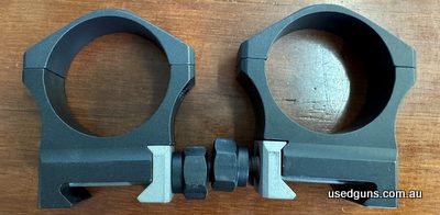Nightforce 34mm Nightforce 34mm ultralight rings. 1.125 high. In excellent condition. 4 screw. Part number A224
