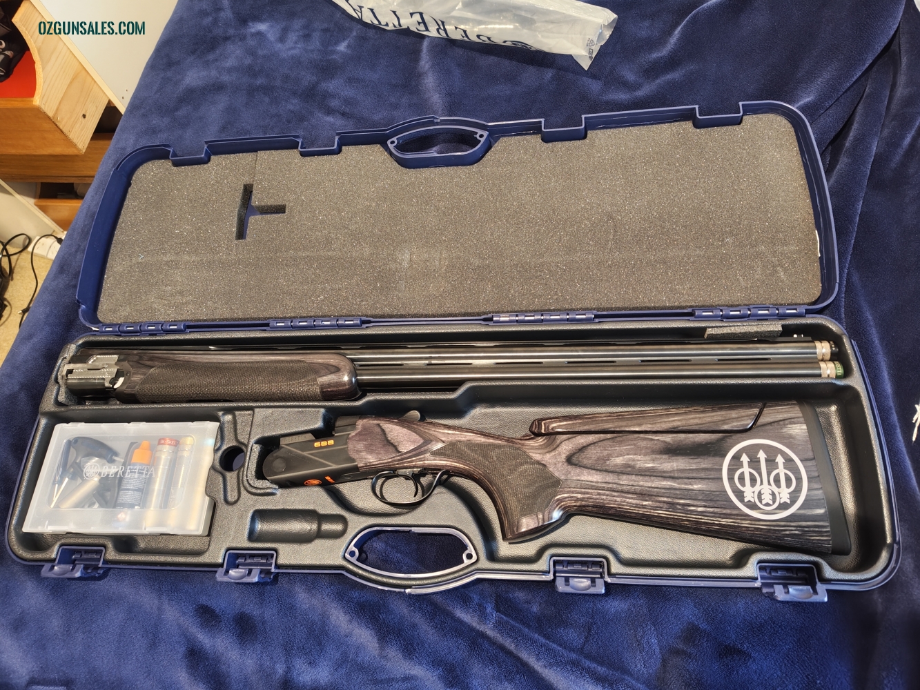 Beretta 688 black laminated 12 gauge sport