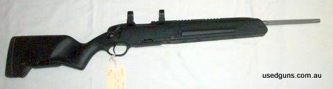 As new scout. Fold down bipod. Spare magazine in butt. Great rifle.