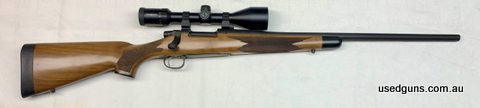 One owner low k's! Only 12 rounds fired. Has been professionally bedded and cerakoted. The Remington Model 7 is the ideal compact big game rifle, and chambered 