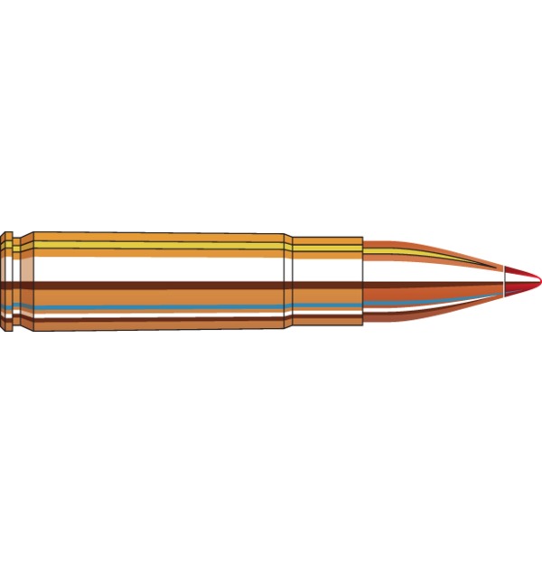 HORNADY 300 BLK 110GR V-MAX BLACK