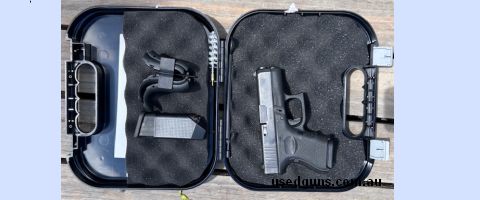 9mm Glock 26 2 magazines, cased (please check you are eligible for this firearm before inquiring as there are restrictions)