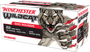 Winchester Wildcat 22LR Copper Plated RN 500RD
