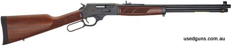 Henry Steel Lever Action 30-30 Side Gate. Large loop! Barrel Length- 20" Barrel Type- Round Blued Steel Rate of Twist- 1:12 Overall Length- 39" Weight- 7.00 lbs