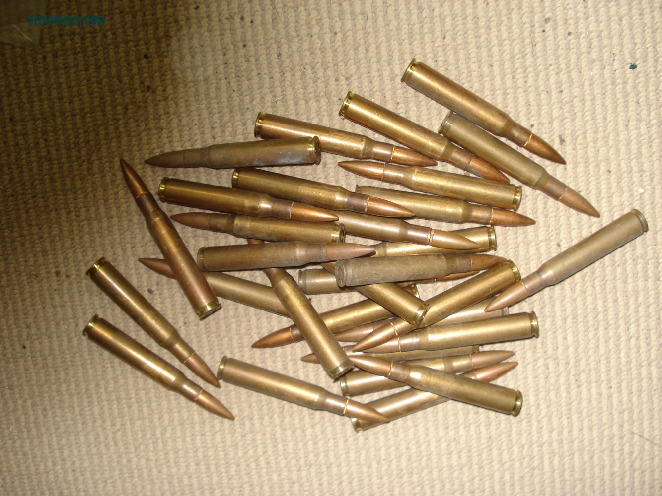 Military 30-06 ammunition with DAG headstamp