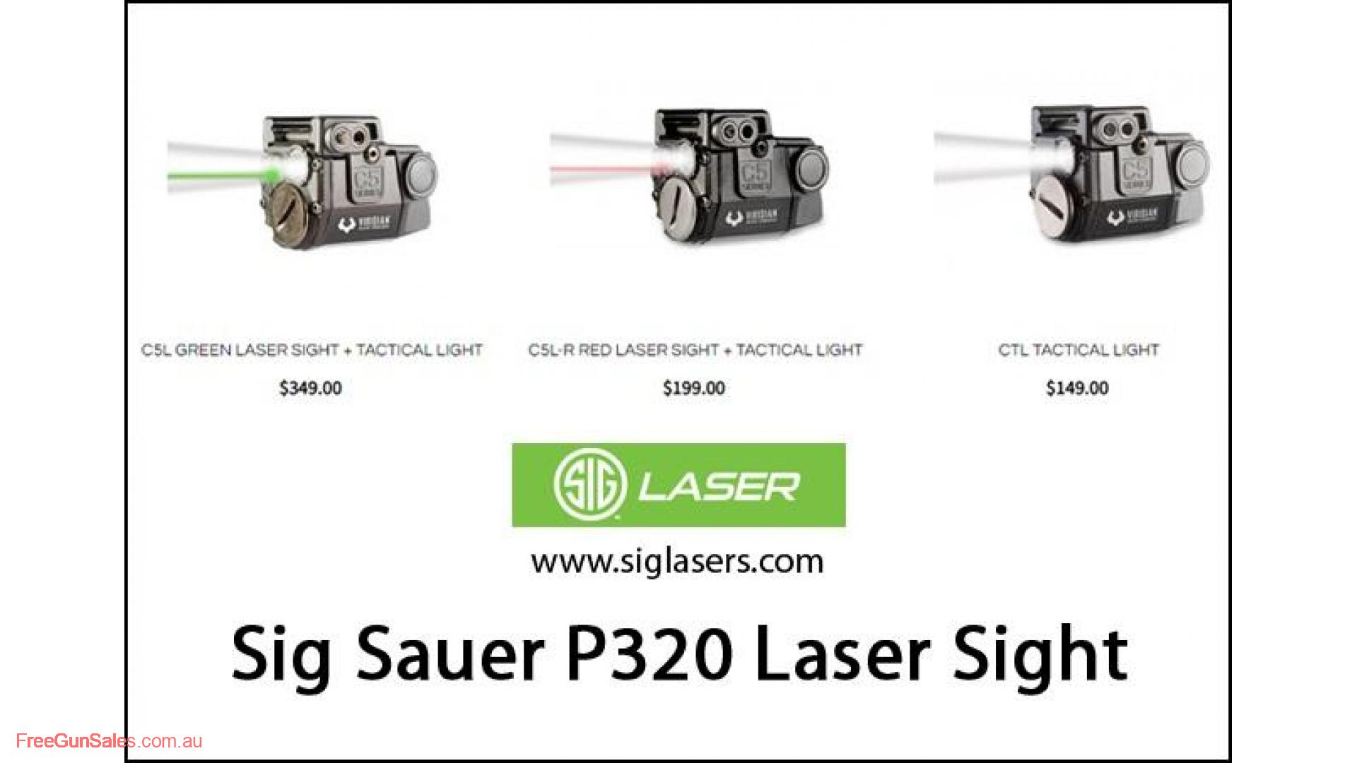 Sig Sauer P320 Laser Sight Maple Plain