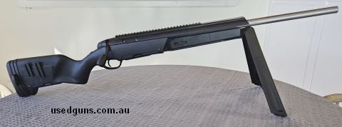 Top quality rifle new barrel fitted by Allan Swan and only a handful of rounds fired. Scope rail has had last few inches milled off to accommodate front lense o