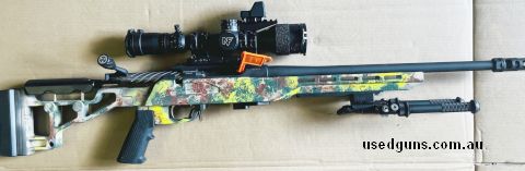 Lithgow Arms Outback .308 Southern Cross Small Arms TSP-X Chassis. 18‚Äö√Ñ√π Heavy profile barrel. 1:11TR 1 x Lithgow arms magazine. Australia Precision Arca ra