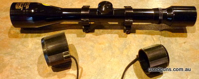 For sale is a Bisley Deluxe Rifle Scope 6x40 Power with clear covers in excellent condition. Fitted with rings and Picatini Mounts. Happy to send more pics to y