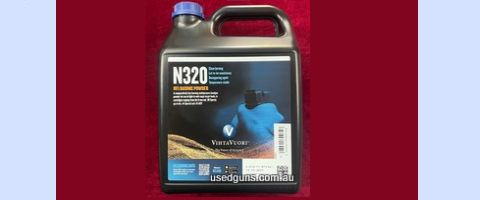 Vihtavuori N320 4LB Comparatively fast burning pistol powder Suitable for 9mm 38spl to to 44 spl & 45acp Similar burn rate to AS30 & Red Dot & Vectan AS Shop pi