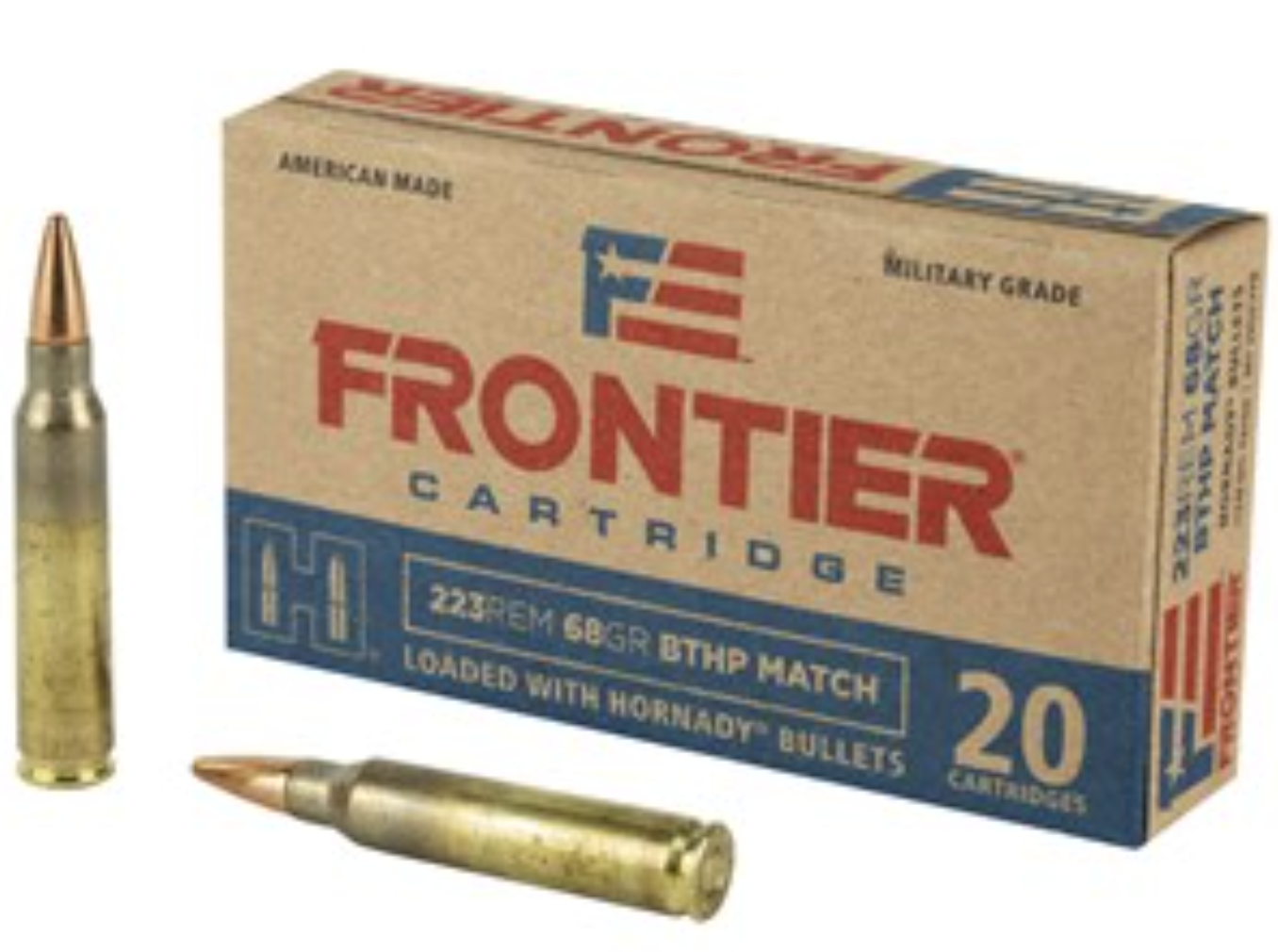 Hornady Frontier 223 REM  BTHP