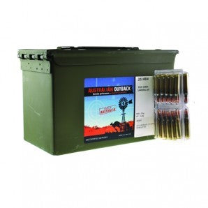 AUSTRALIAN OUTBACK .223 55GN GAMEKING 50 PK $1400 FULL CAN