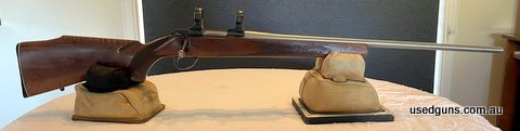 This Sako is in very good condition, beautiful wood and has had a stainless steel barrel fitted, action bedded and shoots very good. Plus postage.