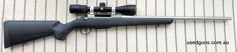 Very accurate just like all Tikkas. Great little setup. Very little use. Roughly 100 rounds. It's spent most of it's life in the safe. Feel free to request pict