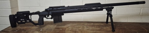 Custom built by 3 Gun Tactical. Defiance Tenacity short action, KRG Whisky Folding stock with enclosed forend(can be pinned for state regs), full length arca ra