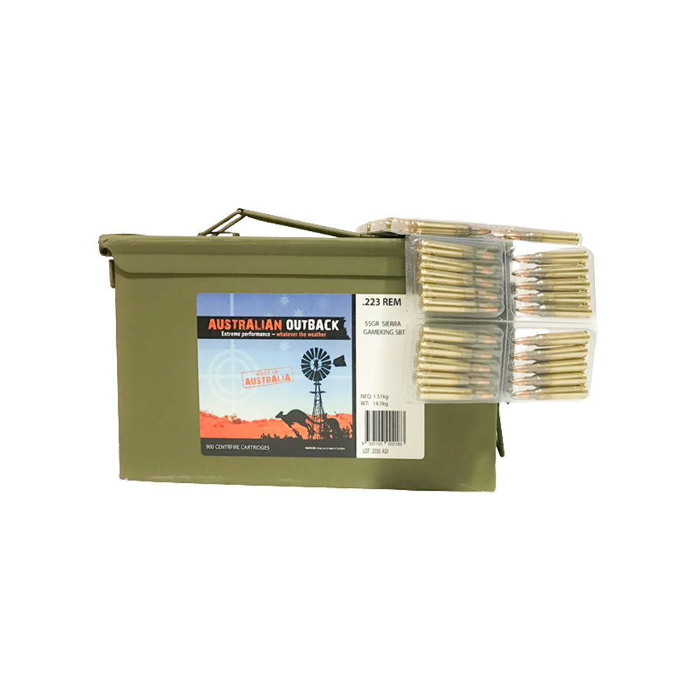 ADI World Class 223 Rem 55gr Sierra GameKing - 50 Sleeve