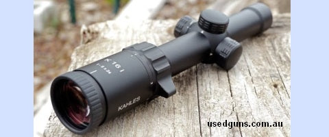 Kahles k16i 1-6x24 illuminated with 3GR SFP reticle. Price includes Express postage.