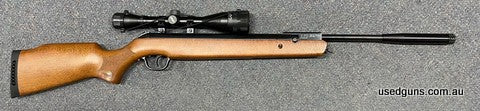 Excellent condition Walther Century in 22 Air. Has a Walther 6x42 scope mounted. Excellent clarity. Great air rifle. $65 freight to your dealer Australia Wide. 