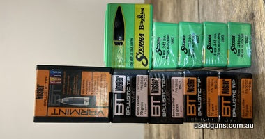 Nosler BT x 500 70g Ballistic Tip projectiles for sale. Very accurate proj and great on goats and vermin. Highly explosive