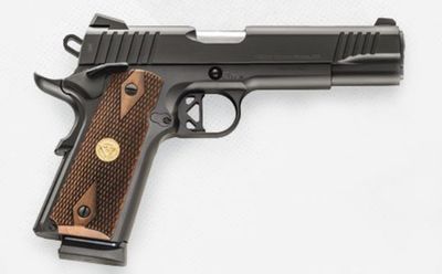CHIAPPA 1911 FIELD GRADE BLACK 5" -9MM WALNUT GRIPS