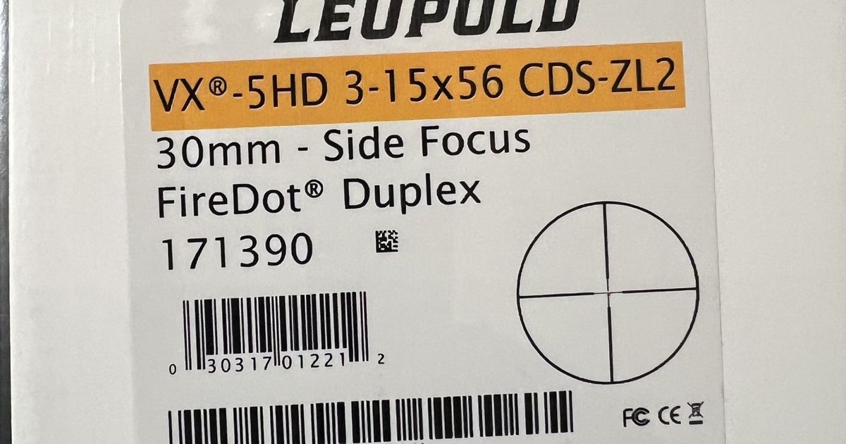 Leupold VX-5HD 3-15x56 CDS-ZL2