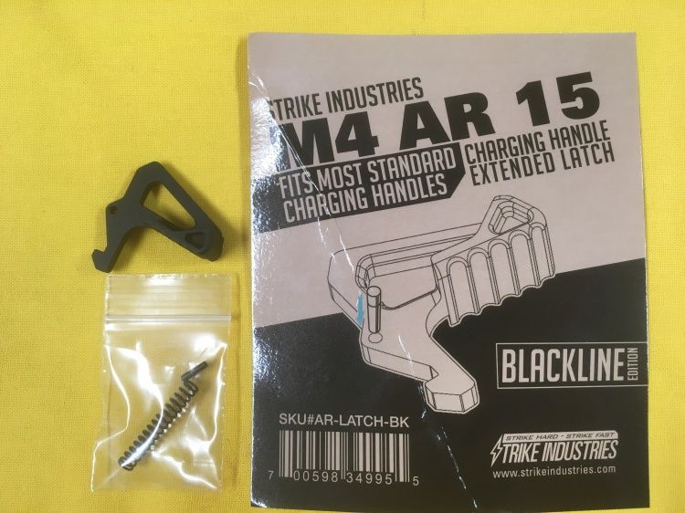 AR charging handle latch