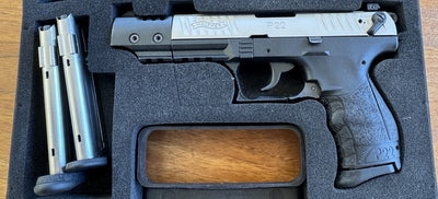 Lovely little gun, shoots very well. Only used in a few competitions and selling to move into centrerfire. Comes with 3 original magazines, these cost $120 each