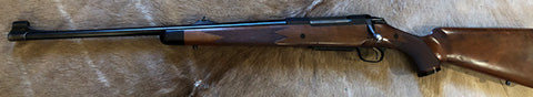 The perfect Sambar rifle.. Powerful, light to carry and accurate.. Left handed Ken Davis custom stock, all metal parts on early model Tikka Magnum action. $250 