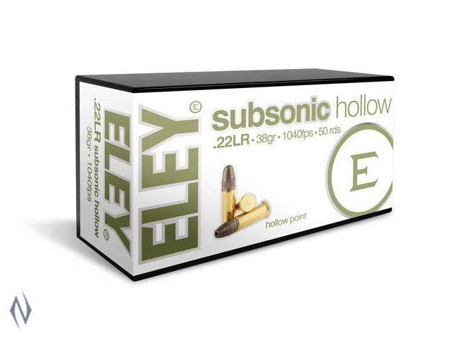 ELEY .22 SUBSONIC HP ELSH