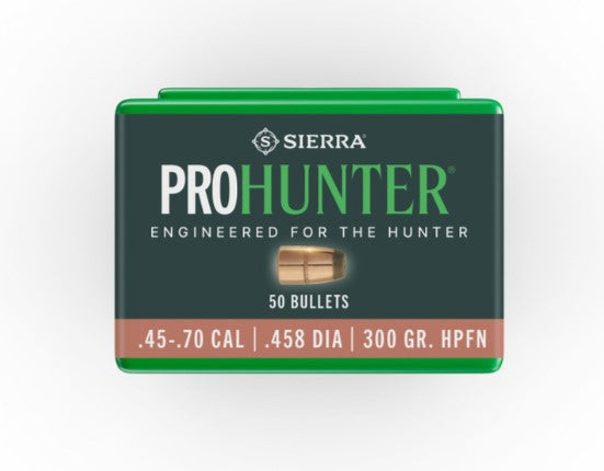 Sierra 8900 .45 300gr Hollow Point Flat Nose 45-70
