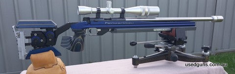 Beautiful Benchrest rifle. Accurate shooter. Fully adjustable stock and trigger. Includes barrel tuner and bolt protector Buyer to pay postage.