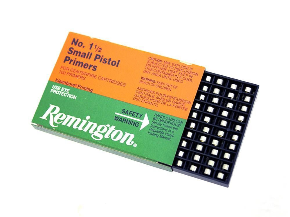 REMINGTON NO. 1 1/2 SMALL PISTOL PRIMER (1000PK)