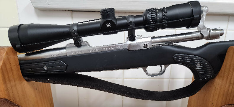 Ruger m77 mk2 30-06 stainless paddlestock. New Vortex Copperhead 4-12x44 bdc in Leupold steel rings.