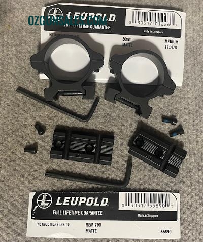 Leupold Remington Mod 700 Rifle 30mm mounts NEW