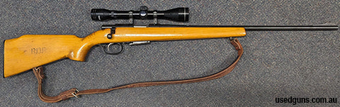 Anschutz Model 1430-1434 in 22 Hornet in very good condition. Barrel very good with crisp rifling. Action slick & smooth. Stock has minor belmishes and RDR writ