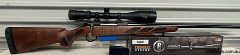 3 & 5 shot magazine. Leupold rings & bases. Bushnell Trophy Xtreme 6-24X50 30MM DOA LR800 Fitted Limbsaver¬¨√Ü - Airtech Recoil Pad turns recoil to mild.