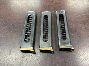 SOVIET
MAKAROV
9X18
8 SHOT
ORIGINAL MAGAZINES
THREE ONLY

VGC+ $65 EACH