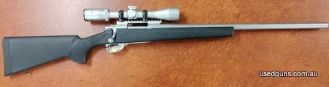 Used Howa 1500 Stainless 308 with Synthetic Stock. Trophy scope fitted. Very good condition