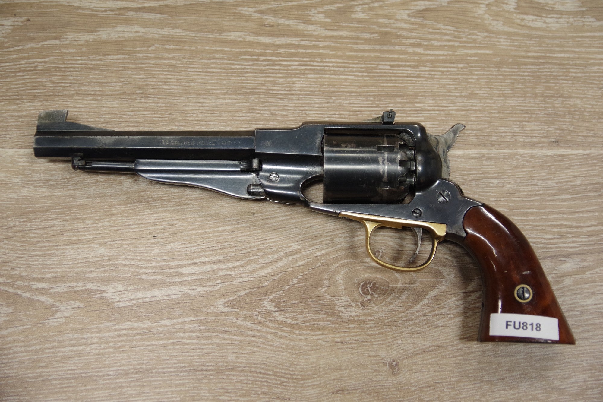 S/H ARMI SAN PAOLO BLACK POWDER REVOLVER PISTOL 36 CAL (FU818)