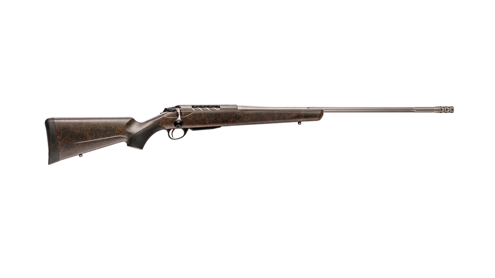 Tikka T3x Roughtech Ember Stainless 300WM Muzzle Brake 1:10 24.3" D18