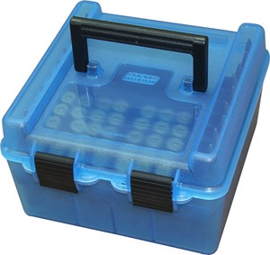 MTM
DELUXE RIFLE AMMO
BOX SERIES
WITH HANDLE 

AVAILABLE IN
R-100 22-250 / 308WIN ETC
R-100-MAG MAGNUM CALS ETC
SPECIAL NEW $39.90