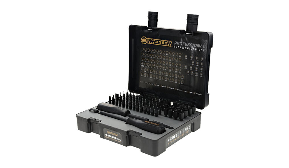 WHEELER SCREWDRIVER SET PROFESSIONAL GUNSMITHING 100 PCE