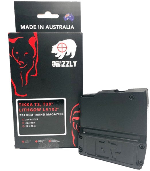 Grizzly Tikka/Lithgow 204Rug-222Rem-223Rem 10Rnd Magazine