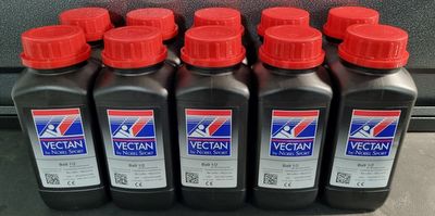 Vectan BA 9 1/2 pistol powder (10x 500g bottles) = $1,500. Pick up from SE Melbourne (Cranbourne area).