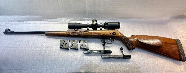 Walther KKJ 22 Hornet with set trigger