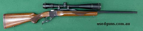 Ruger No1 22-250 built in 1992 in very good condition complete with mounts and quality made in Japan Bushnell Elite 8-32x50 scope. Has seen very limited use. Be