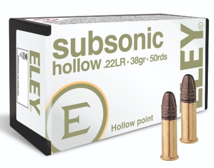ELEY Subsonic Hollow 22LR